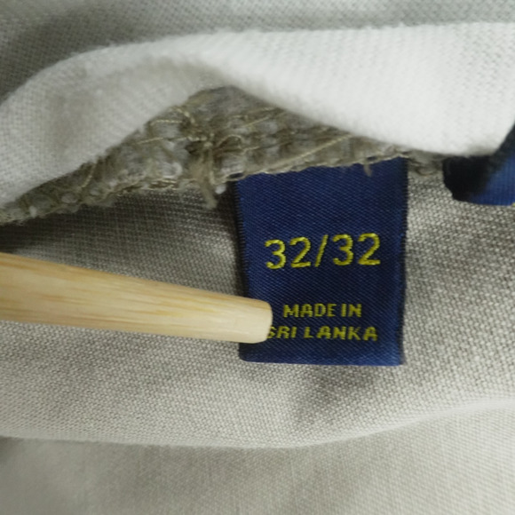 Polo Ralph Lauren Pants Mens 34x29 Beige Relaxed Fit‎ Chino Preppy Office Casual - Picture 4 of 13